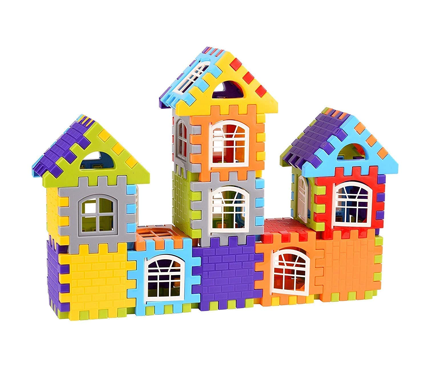House Building Blocks Toys Perfects For Little Hands – Windows Block ...