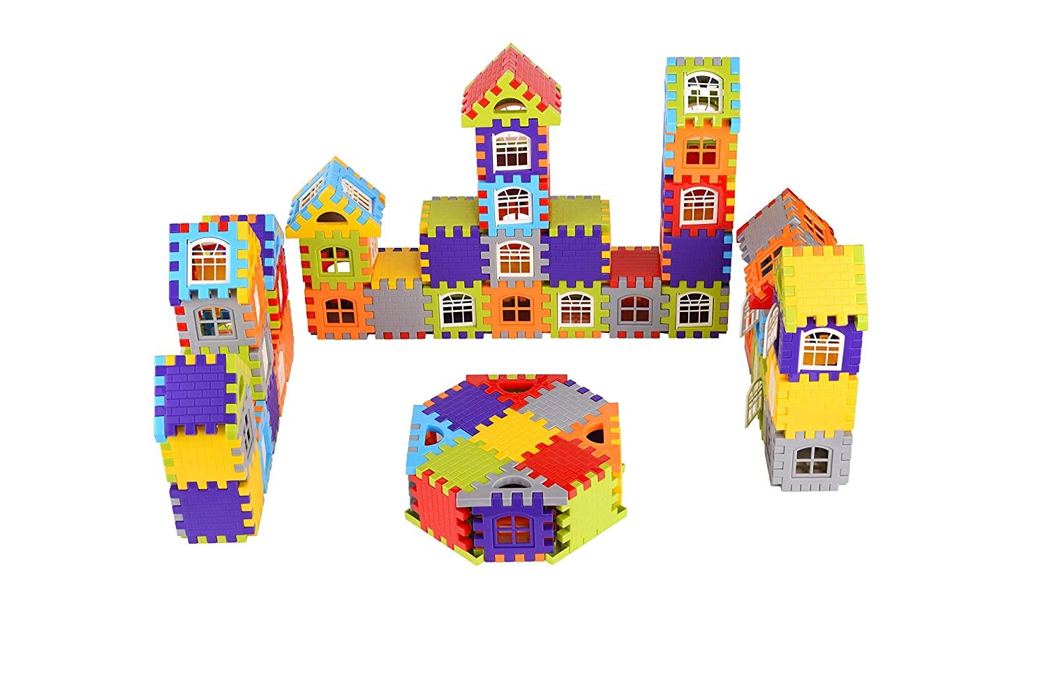 House Building Blocks Toys Perfects For Little Hands – Windows Block ...