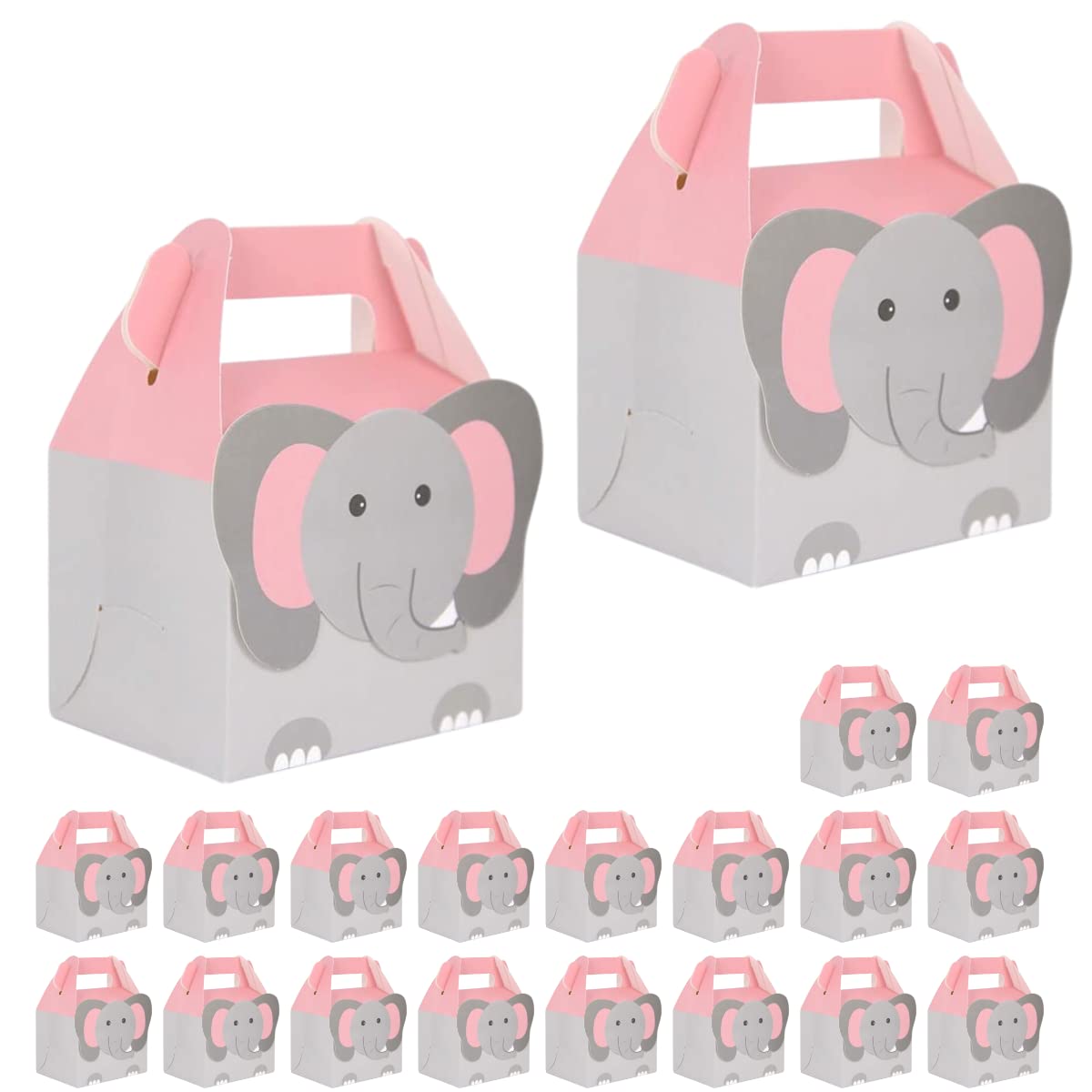 Elephant Project Boxes Elephant Printed Decorative Folding Paper Gift Boxes (Empty) for Rakhi ...