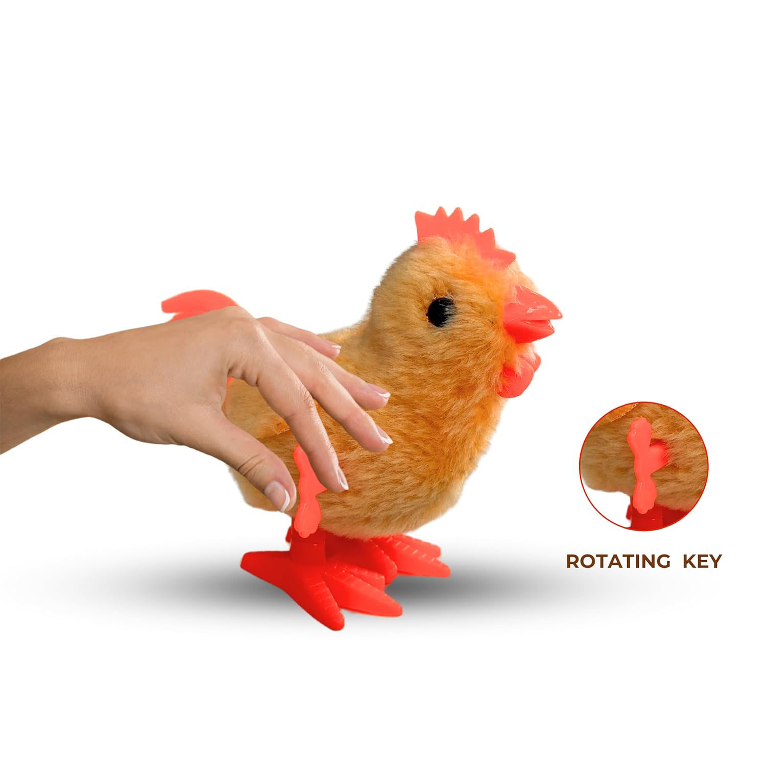 Chick Chick Key Powered Moving Hen Toy for Kids Play Toy for Children ...